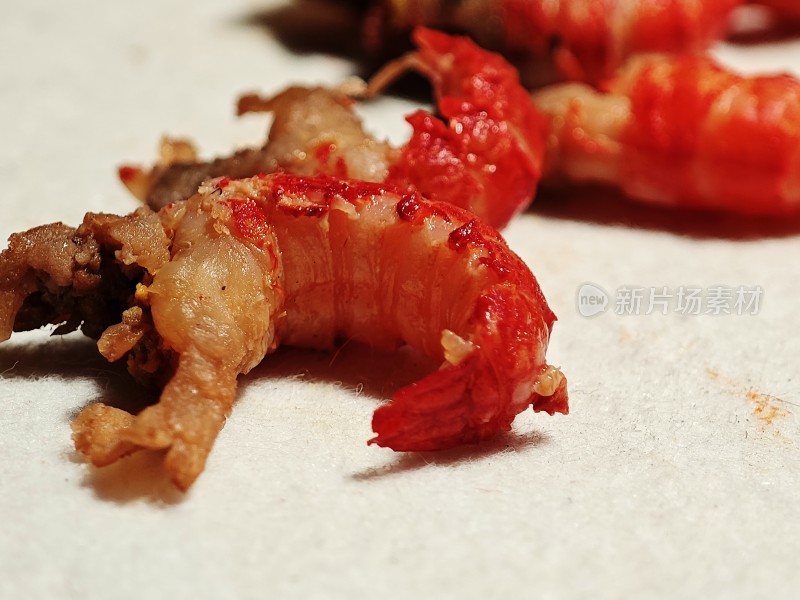 鲜嫩饱满的小龙虾肉