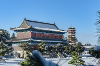 松原龙华寺古塔客堂