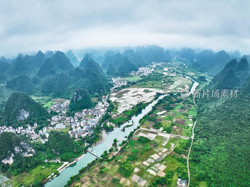 桂林遇龙河风光美景