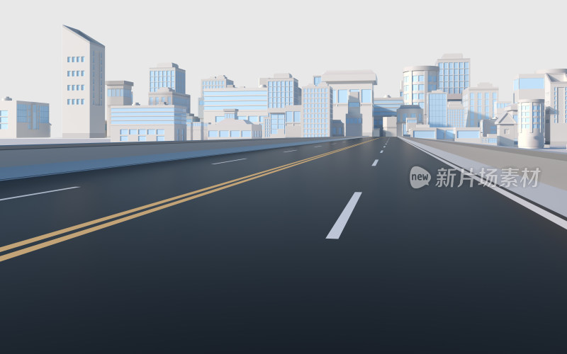 城市与道路 3D渲染