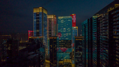 杭州未来科技城夜景