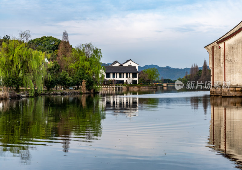 浙江绍兴柯桥柯岩鉴湖景区景点景观