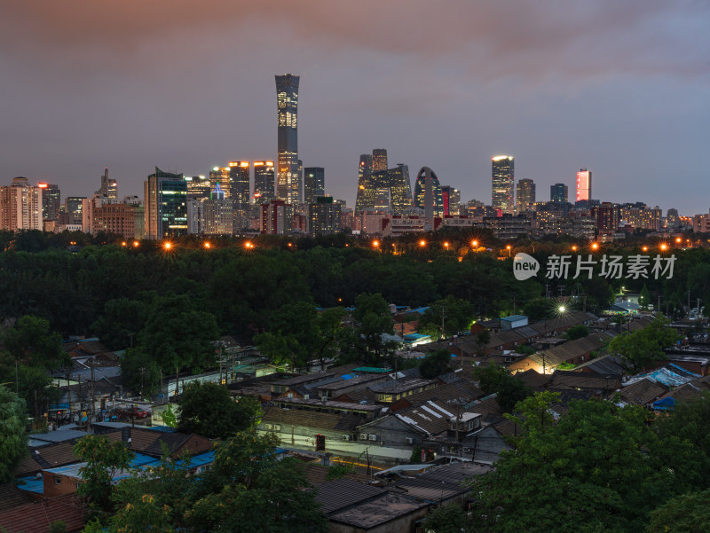 宣传册 北京 CBD 鸟瞰 全景