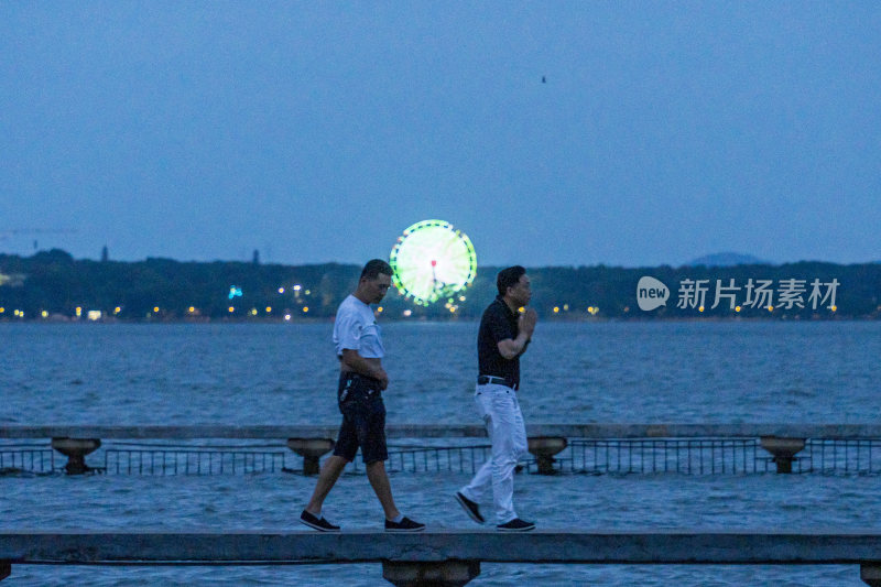 武汉东湖风景区听涛泳场景点