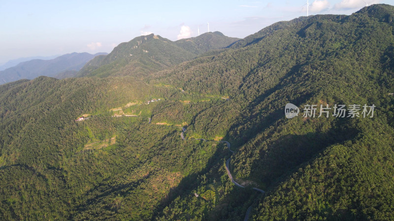 航拍湖北襄阳横冲景区