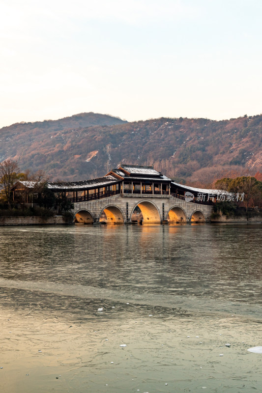 无锡长广溪石塘桥景点景观