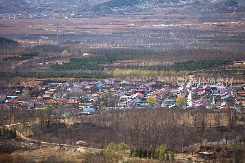 北京延庆山谷里的村庄