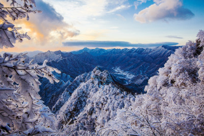 长城雪景