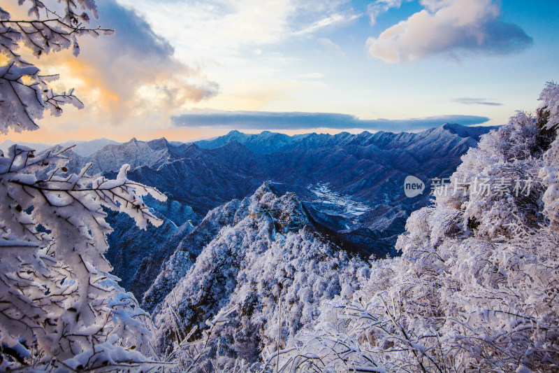 长城雪景