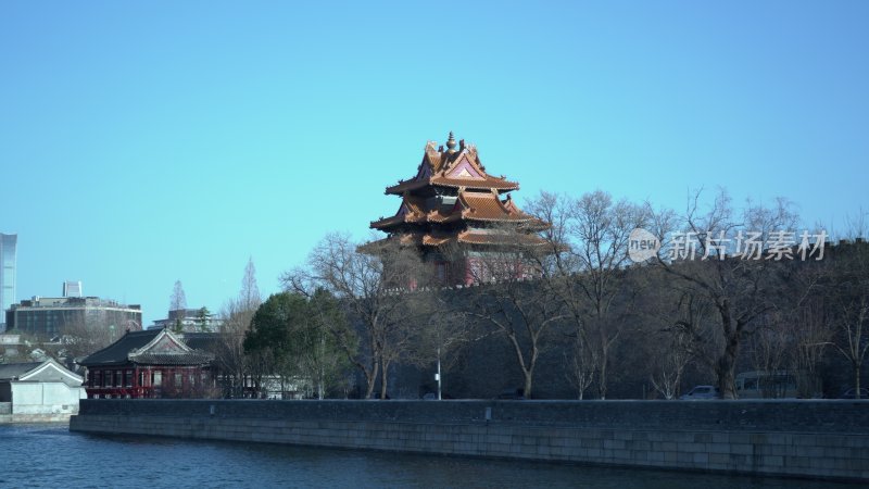 北京故宫角楼远景