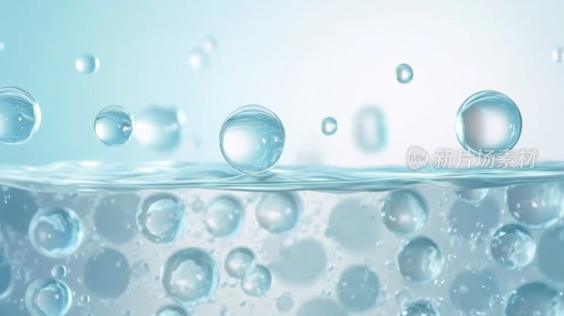 肌肤补水，水分子结构