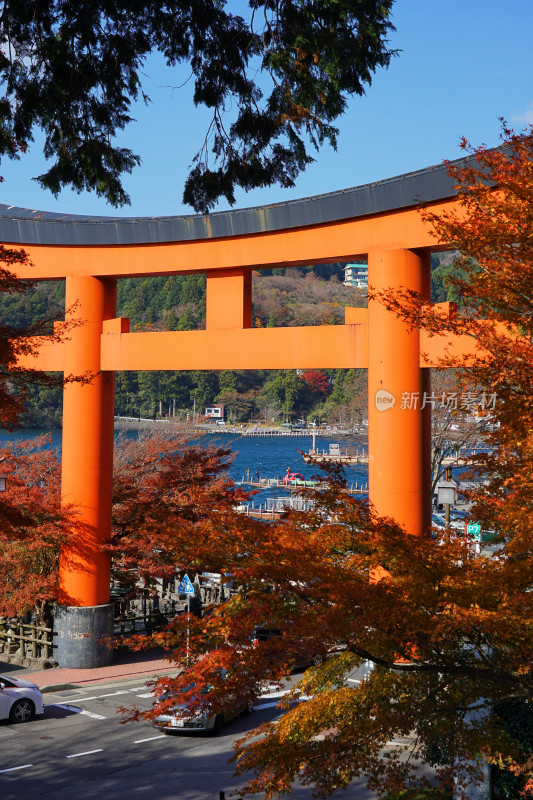 日本箱根，鸟居