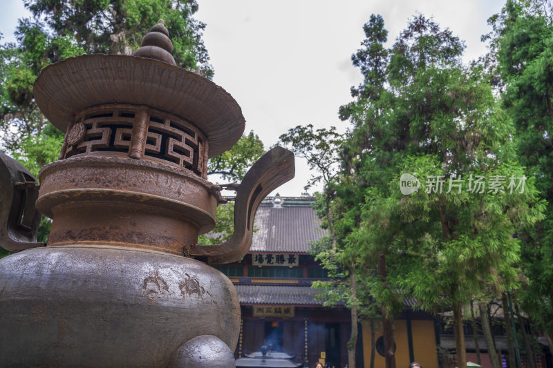 杭州西湖飞来峰灵隐寺千年古刹古建筑