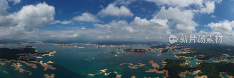 河源万绿湖 湖泊 千岛湖