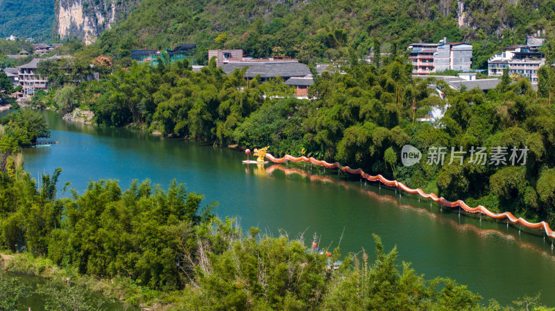 桂林阳朔十里画廊遇龙河