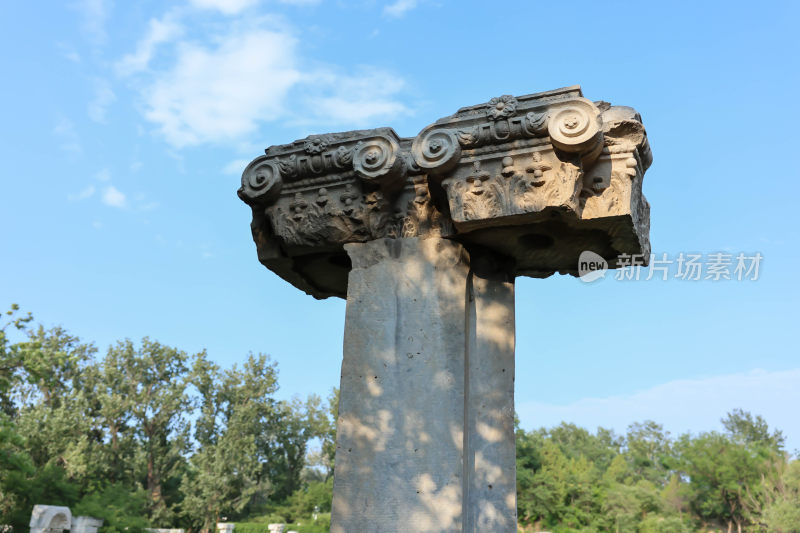 圆明园西洋建筑残柱