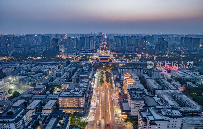 西安安定门夜景