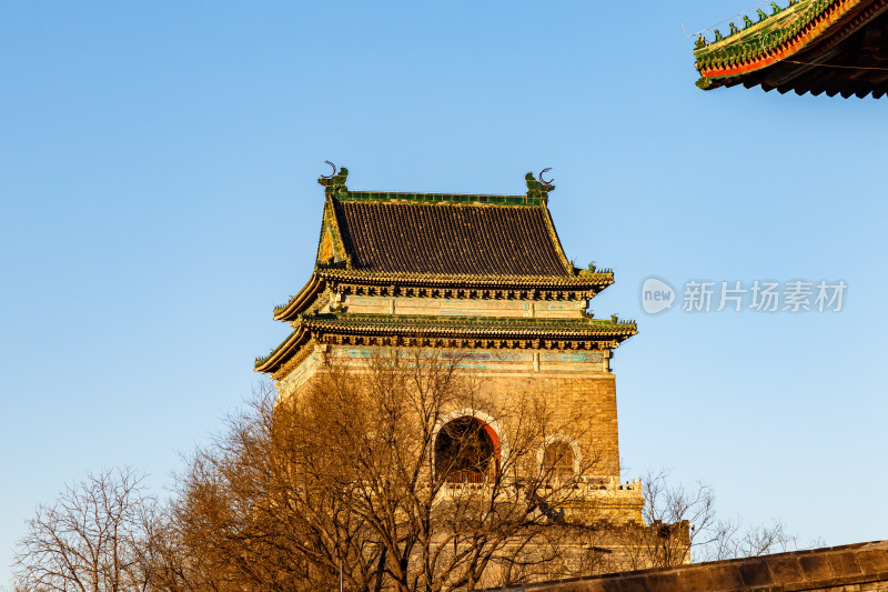 北京城市中轴线世界遗产古建筑钟楼