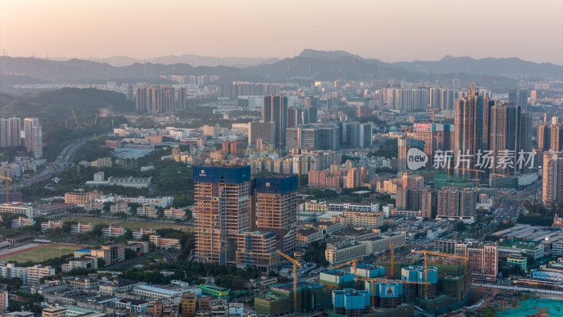 深圳龙华区城市风光