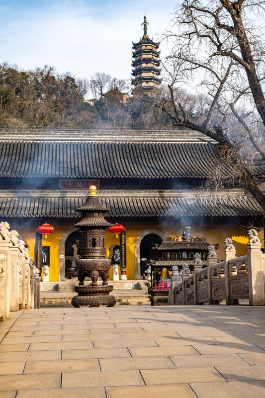 江苏镇江焦山风景区景点景观