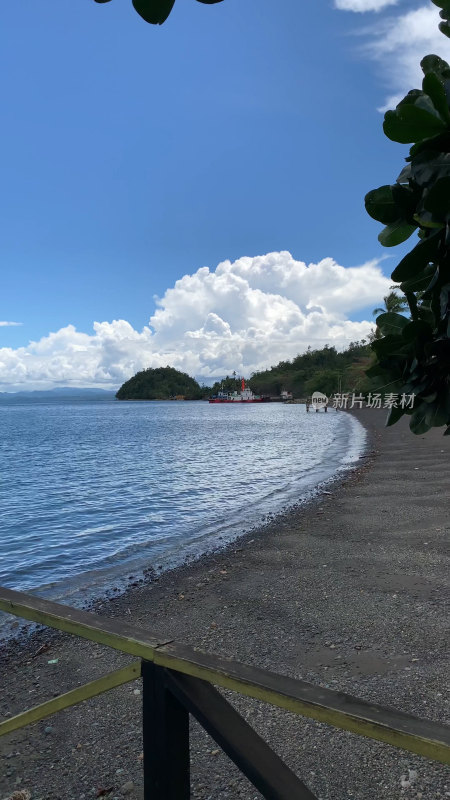 印尼巴厘岛海岸线