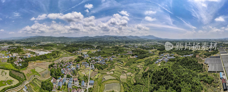 祖国大海河山山川丘陵地貌全景图