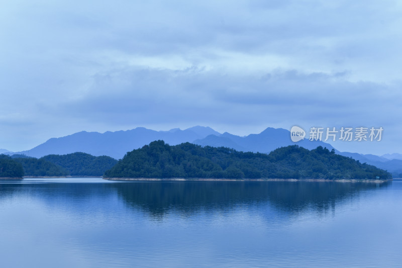 千岛湖水墨山水实拍