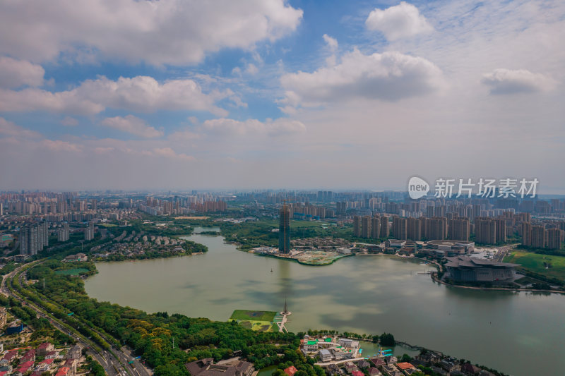 江苏无锡城市建设无锡大景无锡城市天际线