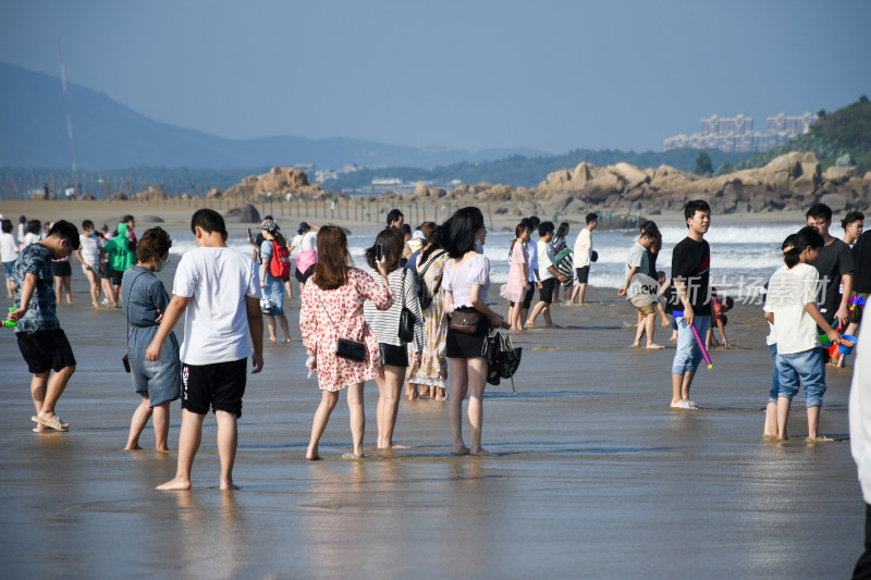 平潭海边漫步场景