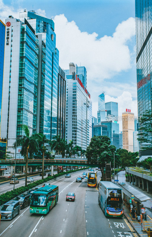 香港中环城市风光