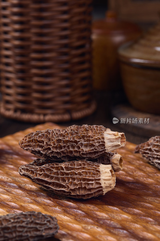 羊肚菌干 野生菌 干羊肚菌 干货 松茸菌