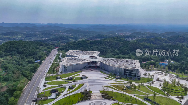 四川德阳华谊兄弟星剧场航拍图