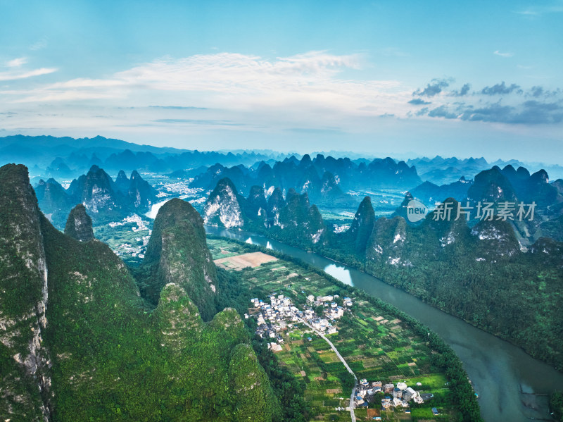 桂林九马画山风光美景