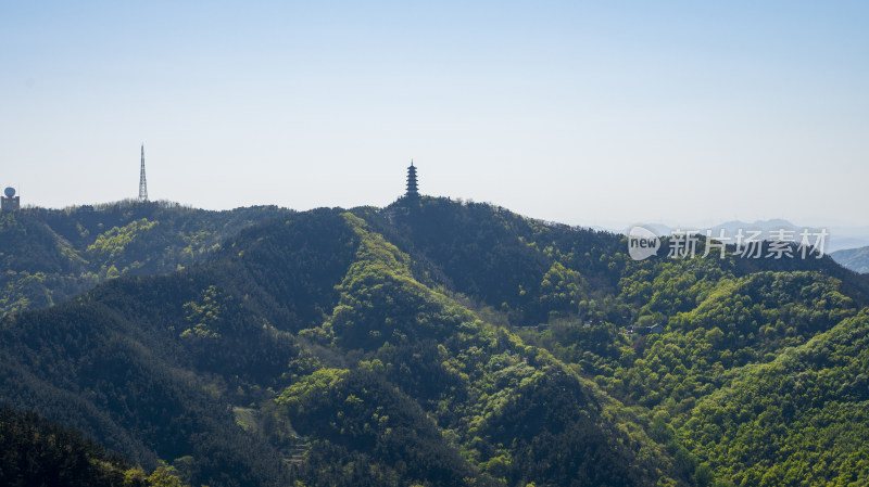 山东烟台塔山山脉自然风光