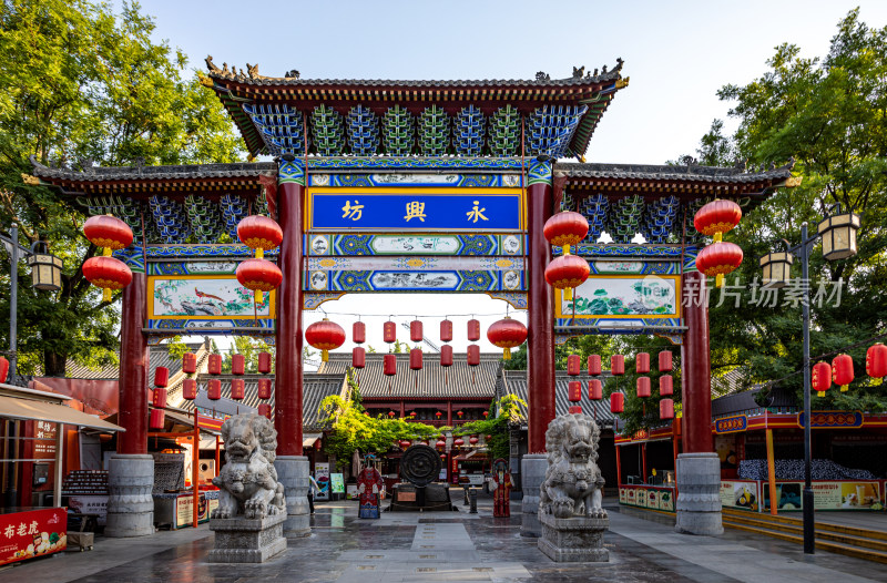 陕西西安永兴坊景点景观