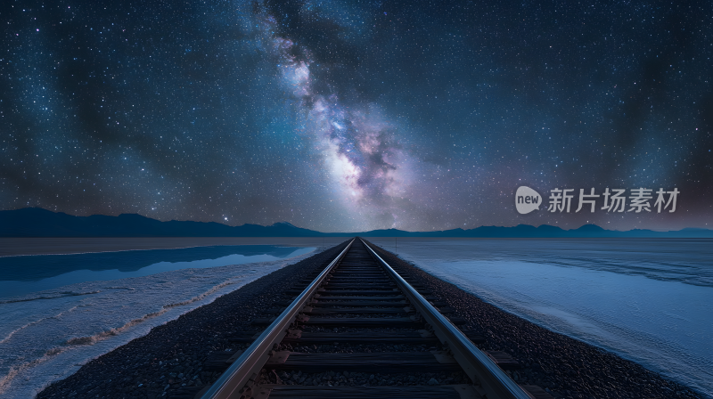 银河夜景星空