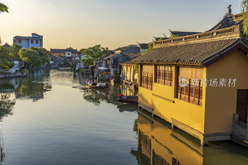 绍兴安昌古镇江南水乡风景