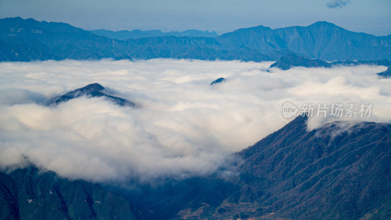 汉中龙头山秋天云海