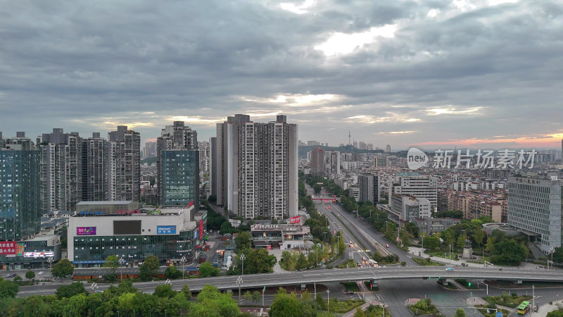 四川泸州城市建设泸州大景航拍