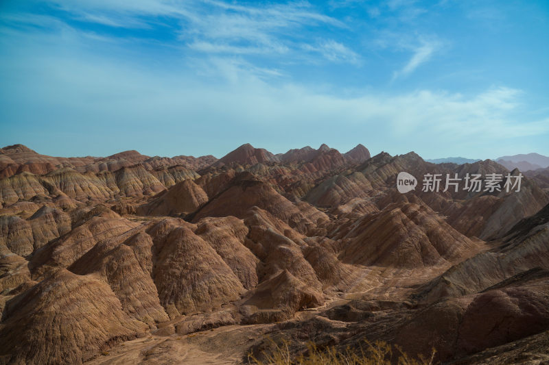 甘肃张掖七彩丹霞风景