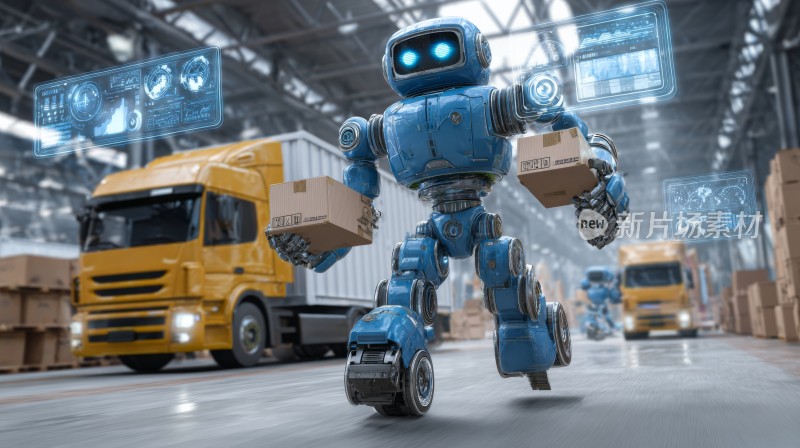 物流仓储的智能机器人