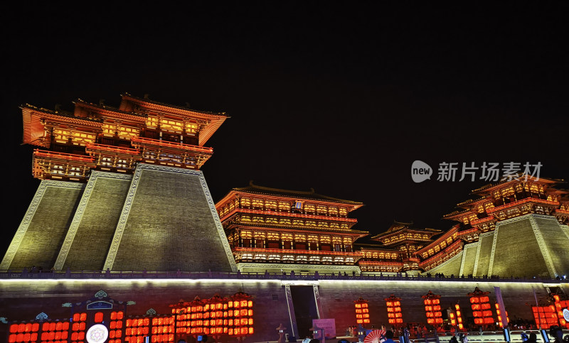 洛阳应天门夜景