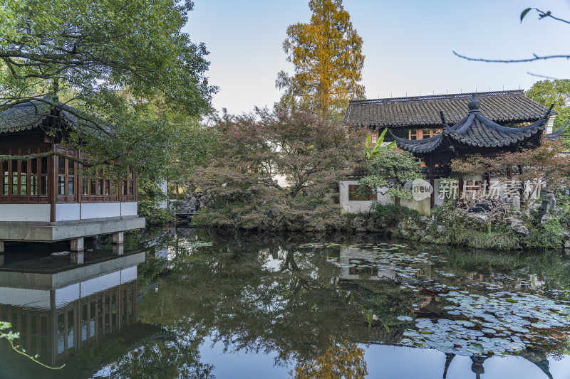 杭州西湖郭庄清代私家园林建筑