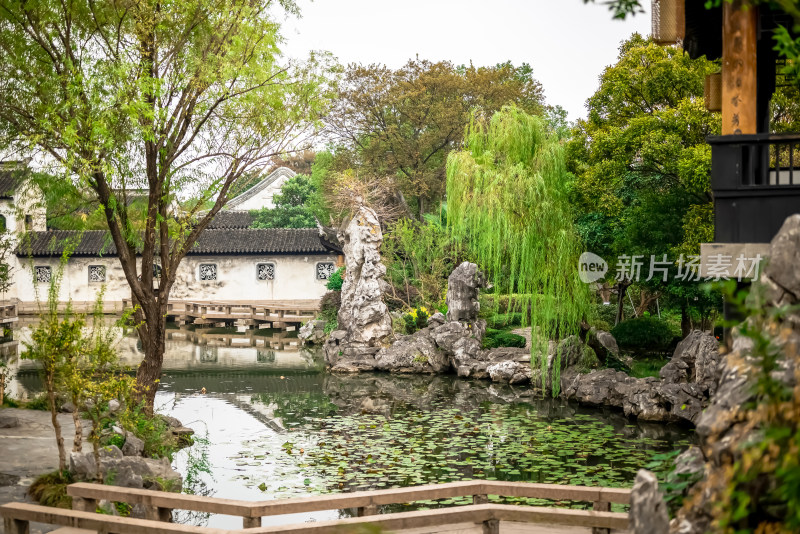 苏州木渎古镇园林风景