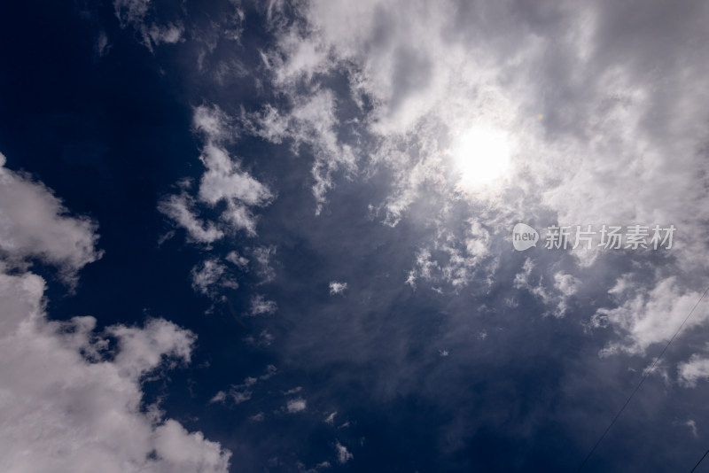 天空白云纯天空