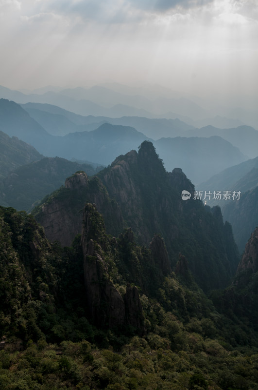 黄山的西海大峡谷