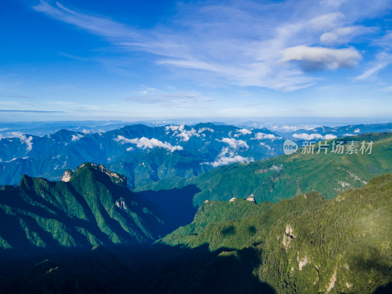 祖国大好河山湖北神农架 A景区航拍摄影图