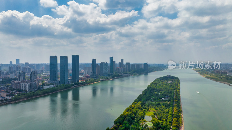 湖南长沙湘江橘子洲景区