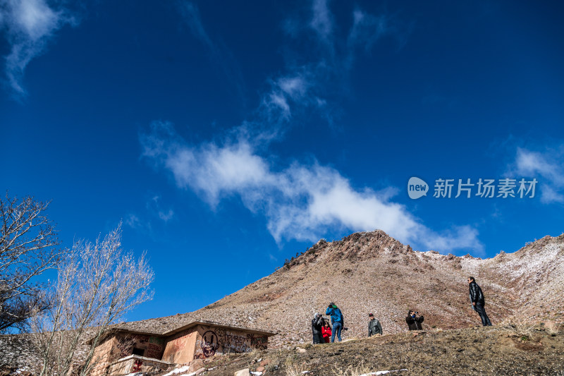 摩洛哥的阿特拉斯雪山