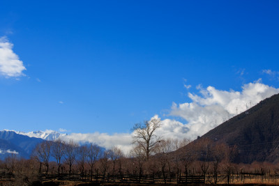 中国西藏林芝雅鲁藏布江苯日神山旅游区